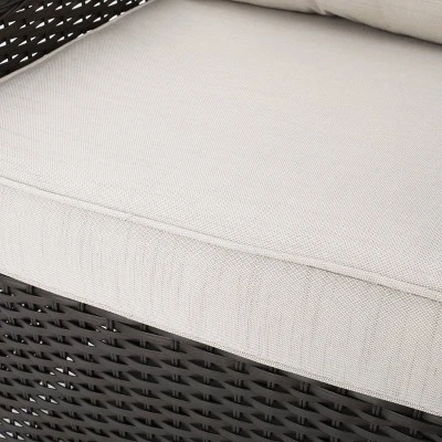 Avondale 3pc All-Weather Wicker Patio Chair Set W/ Fire Pit - Dark Brown - Christopher Knight Home 12 Avondale 3pc All-Weather Wicker Patio Chair Set W/ Fire Pit - Dark Brown - Christopher Knight Home - Image 12