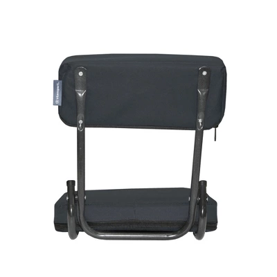 Stansport Steel Frame Foldable Coliseum Seat - Black 3 Stansport Steel Frame Foldable Coliseum Seat - Black - Image 3