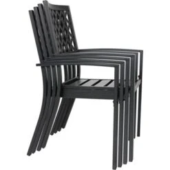 7PC Metal Patio Dining Set With Rectangular Expandable Table & 6 Chairs - Captiva Designs -Sunnydaze Decor Store GUEST 07e79fd1 84d8 4f2d 9ebd 3886460834a8