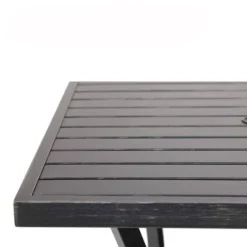 31" Square Bar Table With Umbrella Hole - Captiva Designs -Sunnydaze Decor Store GUEST 096fcf58 746f 41d1 b836 e1d9af73ae1c