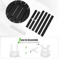 Costway 18'' Patio Round Adirondack Side Table Weather Resistant HDPE Garden -Sunnydaze Decor Store GUEST 0d55c24f 1cec 4c48 8ca1 5766556ff282