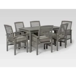 Ravenscroft 7pc Acacia Wood Patio Dining Set - Saracina Home -Sunnydaze Decor Store GUEST 0e6514b4 b256 4594 a76d cf4a835a49e8