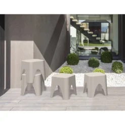 2pk Mallorca Stackable Rattan Top Side Tables - Lagoon -Sunnydaze Decor Store GUEST 0ee4cb79 c920 4720 b9ed 42a16a158f40