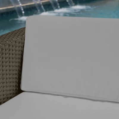 Puerta Wicker Loveseat - Brown/Gray - Christopher Knight Home 2 Puerta Wicker Loveseat - Brown/Gray - Christopher Knight Home - Image 2