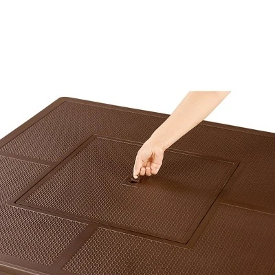 42" Square Aluminum 55000 BTUs Propane Refined Fire Table With 2 Covers - Oakland Living 4 42" Square Aluminum 55000 BTUs Propane Refined Fire Table With 2 Covers - Oakland Living - Image 4