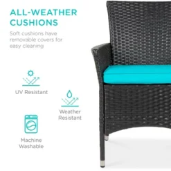 Best Choice Products 5-Piece Indoor Outdoor Wicker Patio Dining Table Furniture Set W/ Umbrella Cutout, 4 Chairs 12 Best Choice Products 5-Piece Indoor Outdoor Wicker Patio Dining Table Furniture Set W/ Umbrella Cutout, 4 Chairs -Sunnydaze Decor Store GUEST 12319bcf 056f 49e6 8bfb b531088ee3cf