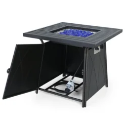 5pc Patio Dining Set With Square Steel Fire Pit With Faux Wood Tabletop & Rattan 360 Swivel Chairs - Captiva Designs 24 5pc Patio Dining Set With Square Steel Fire Pit With Faux Wood Tabletop & Rattan 360 Swivel Chairs - Captiva Designs -Sunnydaze Decor Store GUEST 1371b772 28c5 4bc4 97d5 24f8fceb8b03