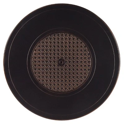 5pc Outdoor Fire Table Set With Weave 44" Round Fire Table, 4 Deep Seating Swivel Rocking Chairs & Table Fabric Covers - Oakland Living 4 5pc Outdoor Fire Table Set With Weave 44" Round Fire Table, 4 Deep Seating Swivel Rocking Chairs & Table Fabric Covers - Oakland Living - Image 4