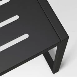 Henning 4 Person Rectangle Patio Dining Table - Black - Project 62™ -Sunnydaze Decor Store GUEST 13c2e2af ae53 4a3e b3c9 c187c93f6983