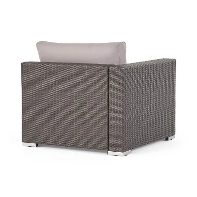 Santa Rosa 8pc Dining Sofa & Ottoman Set - Christopher Knight Home 8 Santa Rosa 8pc Dining Sofa & Ottoman Set - Christopher Knight Home - Image 8