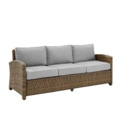 Bradenton Outdoor Wicker Sofa - Crosley -Sunnydaze Decor Store GUEST 176ef53a 6046 4f40 8c4a a76e5e8cdab0