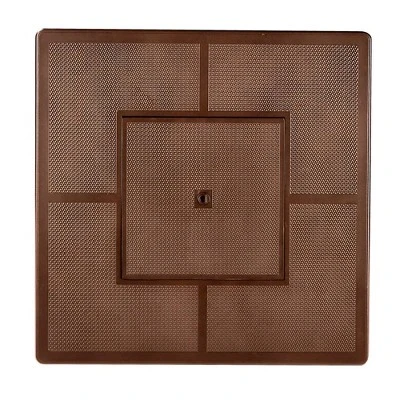 42" Square Aluminum 55000 BTUs Propane Refined Fire Table With 2 Covers - Oakland Living 2 42" Square Aluminum 55000 BTUs Propane Refined Fire Table With 2 Covers - Oakland Living - Image 2