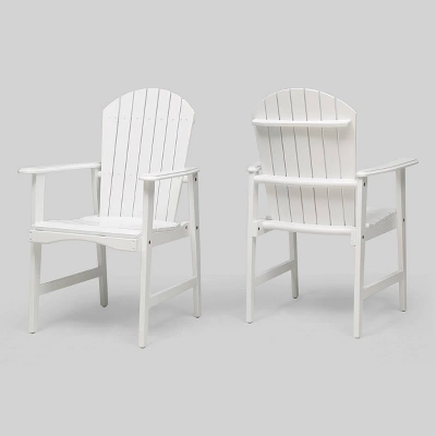 2pk Malibu Acacia Wood Patio Adirondack Dining Chairs - Christopher Knight Home 5 2pk Malibu Acacia Wood Patio Adirondack Dining Chairs - Christopher Knight Home - Image 5