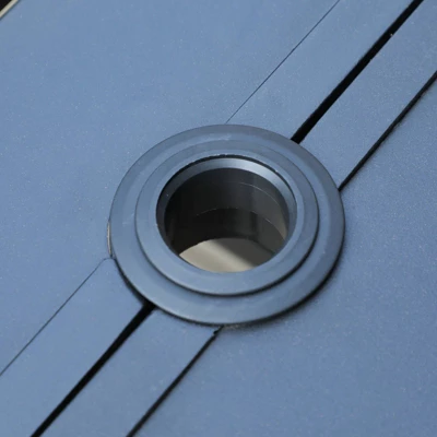 7pc Patio Dining Set With Table & Wicker Rattan Chairs - Captiva Designs 2 7pc Patio Dining Set With Table & Wicker Rattan Chairs - Captiva Designs - Image 2