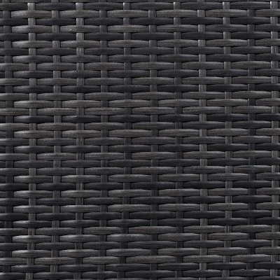 Beaufort 3 Pc Outdoor Wicker Conversation Set Loveseat And Chair With Fire Table - Mist/Brown - Crosley 6 Beaufort 3 Pc Outdoor Wicker Conversation Set Loveseat And Chair With Fire Table - Mist/Brown - Crosley - Image 6