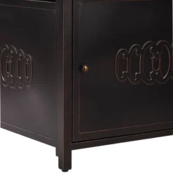 5pc Set With 42" Square Outdoor Aluminum Fire Table & Four Swivel Rocking Chairs & Wind Blocker Lid - Oakland Living -Sunnydaze Decor Store GUEST 1a710b5b 4064 44d0 abbd b3d4210c0a4e 1