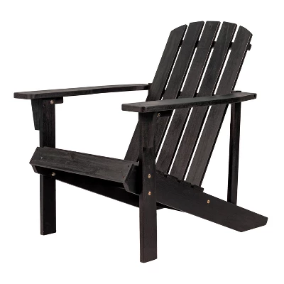 Westport Outdoor Patio Traditional Acacia Wood Adirondack Chair - JONATHAN Y 10 Westport Outdoor Patio Traditional Acacia Wood Adirondack Chair - JONATHAN Y - Image 10