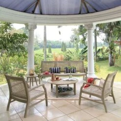 Teak Zuma Patio Sofa Gray - Cambridge Casual 14 Teak Zuma Patio Sofa Gray - Cambridge Casual -Sunnydaze Decor Store GUEST 1c5a79e3 e52c 4b6f ae73 9cf7bd94350e