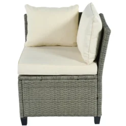 5-Piece Outdoor Conversation Set With Coffee Table, Cushions And Single Chair-ModernLuxe 23 5-Piece Outdoor Conversation Set With Coffee Table, Cushions And Single Chair-ModernLuxe -Sunnydaze Decor Store GUEST 1d7488b5 de49 4aca a77d 9807cfafba8f