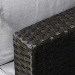 Outsunny 7 Piece Outdoor Patio Furniture Set, PE Rattan Wicker Sectional Sofa Set W/ Couch Cushions, Aluminum Frame & Composite Table, Light Gray -Sunnydaze Decor Store GUEST 1e1b272a 814b 4580 a0bd c54e78d9d611