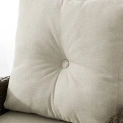 Rockport Outdoor Wicker High Back Loveseat - Crosley -Sunnydaze Decor Store GUEST 1ee11e25 687e 4082 b2e7 ee88ba09a62e