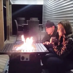 5pc Patio Dining Set With Square Steel Fire Pit With Faux Wood Tabletop & Rattan 360 Swivel Chairs - Captiva Designs 21 5pc Patio Dining Set With Square Steel Fire Pit With Faux Wood Tabletop & Rattan 360 Swivel Chairs - Captiva Designs -Sunnydaze Decor Store GUEST 1f438e3a 50fd 4a14 9e78 a7e626f5da9f