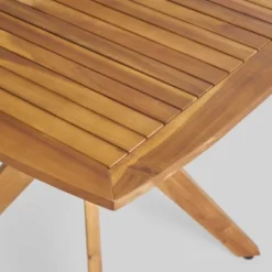 5pc Didicas Wood Wicker Patio Dining Set Teak - Christopher Knight Home -Sunnydaze Decor Store GUEST 1f94eedd a183 4b29 abbc e473179e3d06