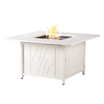 42" Square Aluminum 55000 BTUs Propane Refined Fire Table With 2 Covers - Oakland Living 11 42" Square Aluminum 55000 BTUs Propane Refined Fire Table With 2 Covers - Oakland Living - Image 11