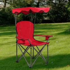 Costway Portable Folding Beach Canopy Chair W/ Cup Holders Bag Camping Hiking Outdoor -Sunnydaze Decor Store GUEST 2128ea7b a99b 4ebb a595 6a3047cb3aaf