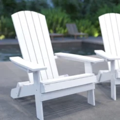 Merrick Lane Set Of 2 Poly Resin Folding Adirondack Lounge Chair - All-Weather Indoor/Outdoor Patio Chair 26 Merrick Lane Set Of 2 Poly Resin Folding Adirondack Lounge Chair - All-Weather Indoor/Outdoor Patio Chair -Sunnydaze Decor Store GUEST 23e2d7b7 1356 4472 9046 c9c0ad4df60d