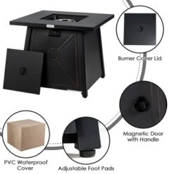 Costway 9PCS Patio Rattan Furniture Set Fire Pit Space-saving W/ Cushion Cover 18 Costway 9PCS Patio Rattan Furniture Set Fire Pit Space-saving W/ Cushion Cover -Sunnydaze Decor Store GUEST 243dd35c 27ef 4d92 b6a7 ec547716d87f