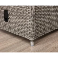 Monaco Outdoor 2 Seat Reclining Bench - Gray - Alaterre Furniture -Sunnydaze Decor Store GUEST 275b4dac 6fda 4c7d 9939 07259203b763