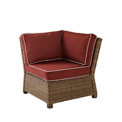 Bradenton Outdoor Wicker Sectional Corner Chair - Crosley 2 Bradenton Outdoor Wicker Sectional Corner Chair - Crosley - Image 2