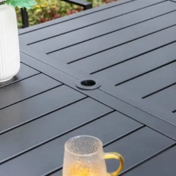 7pc Outdoor Dining Dining Set With Metal Slat Top Table & Cast Aluminum Chairs - Captiva Designs 15 7pc Outdoor Dining Dining Set With Metal Slat Top Table & Cast Aluminum Chairs - Captiva Designs -Sunnydaze Decor Store GUEST 2a1c1bce ebac 442a 86b3 8e532163d246 1