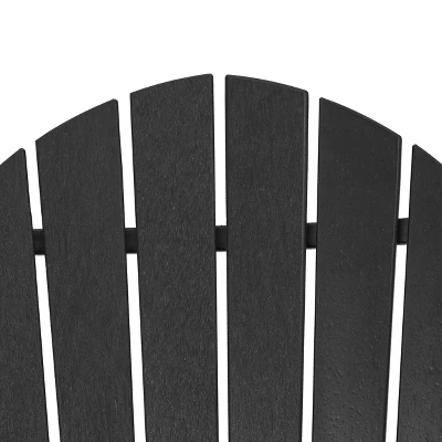 3pk Seating Set With Plastic Resin Adirondack Chairs & Side Table - EDYO LIVING 6 3pk Seating Set With Plastic Resin Adirondack Chairs & Side Table - EDYO LIVING - Image 6