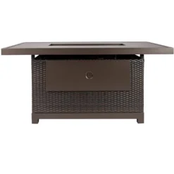 Kinger Home Novi 5-Piece Rattan Wicker Propane Fire Pit Set With An Aluminum Frame 17 Kinger Home Novi 5-Piece Rattan Wicker Propane Fire Pit Set With An Aluminum Frame -Sunnydaze Decor Store GUEST 2f26c8c7 b0f6 4d96 bc73 4e9a7006d254