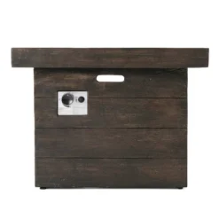 Bedrock 3pc Faux Wicker Chat Set With Fire Pit - Brown/Beige - Christopher Knight Home -Sunnydaze Decor Store GUEST 30daa522 b985 40a4 a032 804e0c2ddbb5