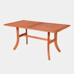 Vifah 3pc Malibu Eucalyptus Outdoor Patio Dining Set With 48" Benches Tan 9 Vifah 3pc Malibu Eucalyptus Outdoor Patio Dining Set With 48" Benches Tan -Sunnydaze Decor Store GUEST 330a0b30 eb3a 44d9 856c 70d60e294c81