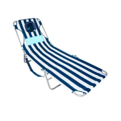 Ostrich Comfort Lounger Face Down Sunbathing Chaise Lounge Beach Chair, Stripes -Sunnydaze Decor Store GUEST 3476706e 98fa 4259 9615 102efd8e38a2
