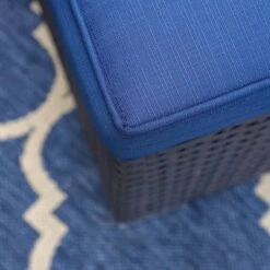 4pc Patio Wicker Sectional Set - Navy - Captiva Designs -Sunnydaze Decor Store GUEST 34bc29f3 95d7 464a a3dc 28dc47f27dc2