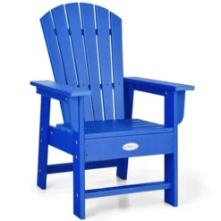 Patio Kids' Adirondack Chair Seat Weather Resistant For Ages 3-8 YellowBlueGreenGreyRedTurquoiseWhite -Sunnydaze Decor Store GUEST 370e49e9 2f58 4e8c 9170 190484f92281