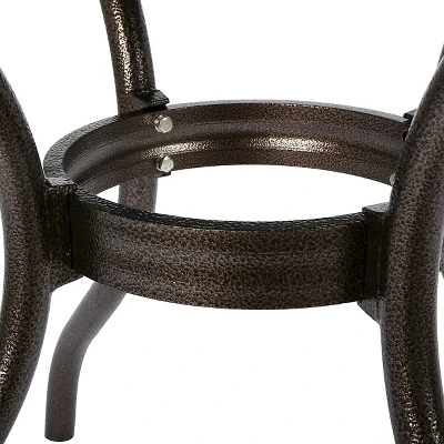 Phoenix Square Cast Aluminum Table - Hammered Bronze - Christopher Knight Home 3 Phoenix Square Cast Aluminum Table - Hammered Bronze - Christopher Knight Home - Image 3