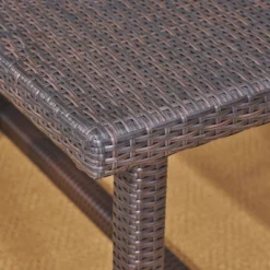 Melville 7pc Wicker Dining Set - Brown - Christopher Knight Home -Sunnydaze Decor Store GUEST 393b08a2 095a 4432 8585 691bc8303fe8