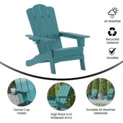Emma And Oliver Adirondack Chair With Cup Holder, Weather Resistant HDPE Adirondack Chair 18 Emma And Oliver Adirondack Chair With Cup Holder, Weather Resistant HDPE Adirondack Chair -Sunnydaze Decor Store GUEST 3acf07a3 f0c6 406a 8cf7 e9cbe9e7e453