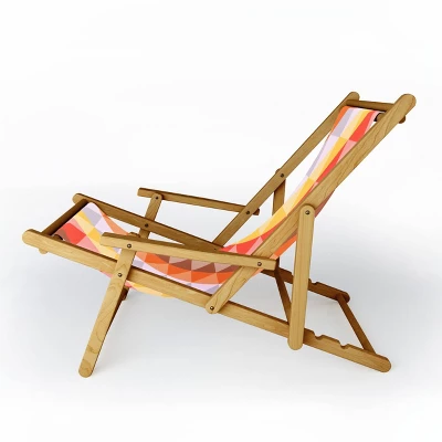 Sewzinski Dessert Diamonds Sling Chair - Orange - Deny Designs 1 Sewzinski Dessert Diamonds Sling Chair - Orange - Deny Designs