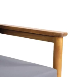 3pc Magnolia Patio Acacia Wood 2 Seater Chat Set - Teak/Dark Gray - Christopher Knight Home -Sunnydaze Decor Store GUEST 3ce8d37b c0ce 4e3e b881 a20efa770f69