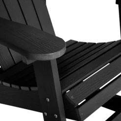 Merrick Lane All-Weather Polyresin Adirondack Rocking Chair With Vertical Slats -Sunnydaze Decor Store GUEST 3dd92c63 f34f 40e8 83e1 c7353174106a