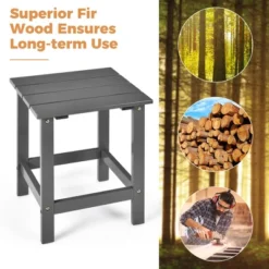 Costway 3PCS Patio Adirondack Chair Side Table Set Solid Wood Garden Deck Grey 13 Costway 3PCS Patio Adirondack Chair Side Table Set Solid Wood Garden Deck Grey -Sunnydaze Decor Store GUEST 3e2910f4 d4b2 4fd5 979d 7b6a7b70ef29