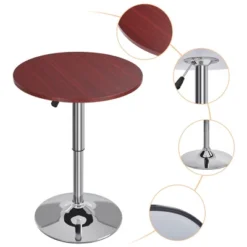 Yaheetech Adjustable Pub Round Table Counter Height Bistro Table W/ 360° Swivel MDF Tabletop 13 Yaheetech Adjustable Pub Round Table Counter Height Bistro Table W/ 360° Swivel MDF Tabletop -Sunnydaze Decor Store GUEST 420cdede eb6b 4654 bf0b 4cd630a3df96