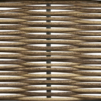 Ashby Loveseat - Gray/Black/Natural - Linon 8 Ashby Loveseat - Gray/Black/Natural - Linon - Image 8